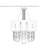 Metal chandelier Boritov