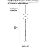 Aluminiowa lampa wisząca LED Kastri