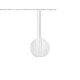 Brass LED hanging lamp Calan