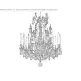 Crystal chandelier Molos