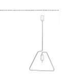 Metal hanging lamp Cubas