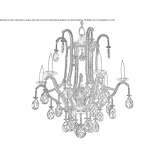 Crystal chandelier Molos