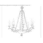 Bronze chandelier Algester