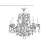 Crystal chandelier Molos