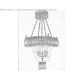 Crystal chandelier Lemay