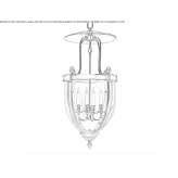 Bronze chandelier Alanis