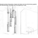 LED hanging lamp with dimmable function Orellana