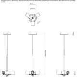 Lampa wisząca LED z tkaniny Munkedal