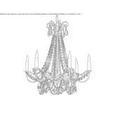 Crystal chandelier Molos