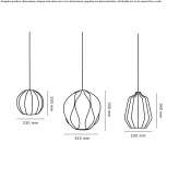 Glass pendant lamp Blello