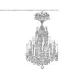 Crystal chandelier Molos