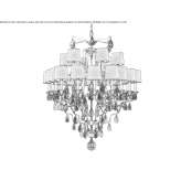 Crystal chandelier Carire