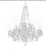 Crystal chandelier Prosec