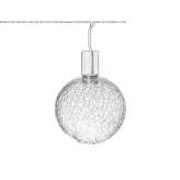 LED hanging lamp made of blown glass Planice