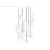 LED hanging lamp made of glass Bailesti