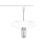 Bronze chandelier Thomonde
