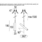 LED hanging lamp Glenboig