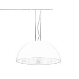 Metal hanging lamp Gnarp