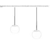 Glass pendant lamp Igis