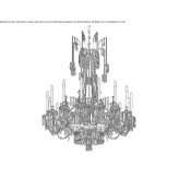 Crystal chandelier Molos