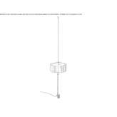 Adjustable aluminum pendant lamp Debesy