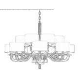 Murano glass chandelier Girasole