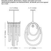 Pendant lamp made of blown glass Lidzbark