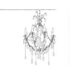 Crystal chandelier Carire