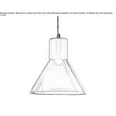 Glass pendant lamp Narooma