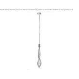 LED hanging lamp made of Murano glass Desantne