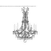 Crystal chandelier Molos