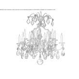 Crystal chandelier Molos