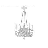 Crystal chandelier Molos