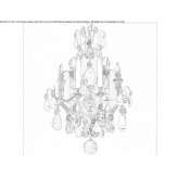 Crystal chandelier Molos