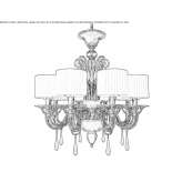 Murano glass chandelier Anterivo