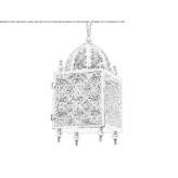 Brass chandelier Rudozem