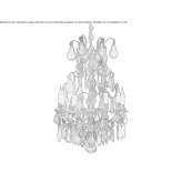 Crystal chandelier Molos