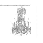 Crystal chandelier Molos