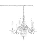 Metal chandelier Amot