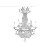 Crystal chandelier Molos