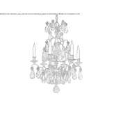 Crystal chandelier Molos