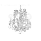 Crystal chandelier Molos