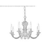 Bronze chandelier Bellagio