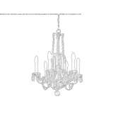 Crystal chandelier Molos