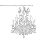 Crystal chandelier Molos