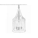 Wrought iron chandelier Curcuris