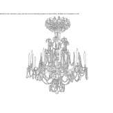 Crystal chandelier Molos