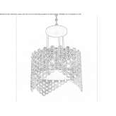 Crystal chandelier Molos