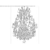 Crystal chandelier Molos