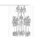 Crystal chandelier Molos